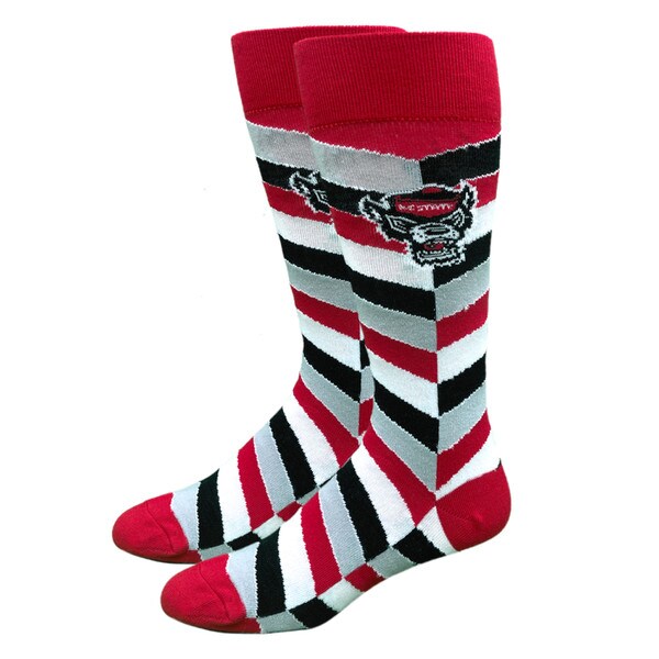 Dress Sock Mid Calf Chevron Design